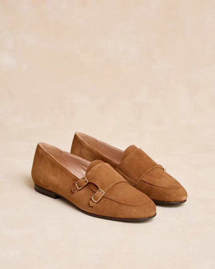 Polin Et Moi Toneria Buckle Moccasin Leather Women Moccasins Polin Et Moi Toneria Buckle Moccasin Leather Women Moccasins