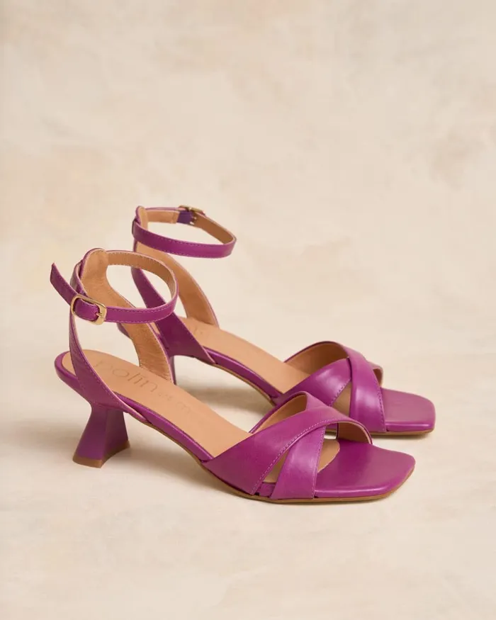 Polin Et Moi Vima Heel Sandal Bougainvillea Women Sandals