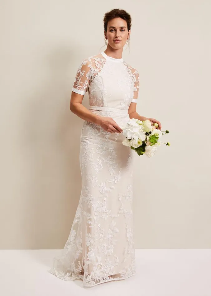 Poppy Embroidered Wedding Dress Pearl Women Phase Eight Dresses