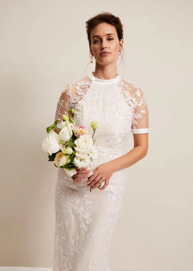 Poppy Embroidered Wedding Dress Pearl Women Phase Eight Dresses
