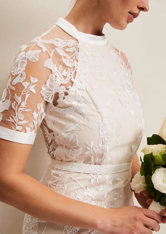 Poppy Embroidered Wedding Dress Pearl Women Phase Eight Dresses