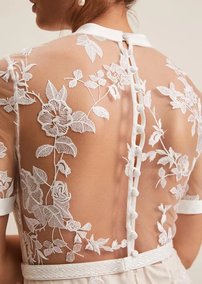 Poppy Embroidered Wedding Dress Pearl Women Phase Eight Dresses