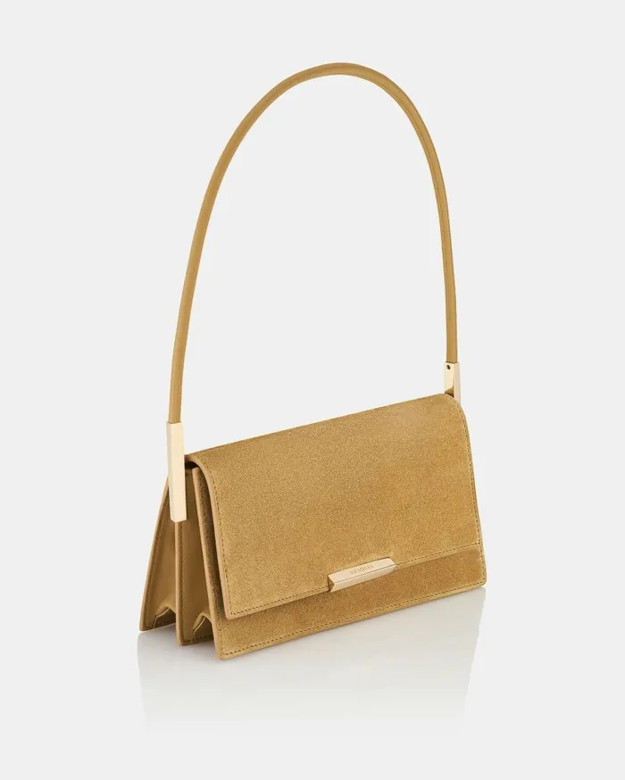 Purist Shoulder Bag Beige Women Aquazzura Shoulder Bags