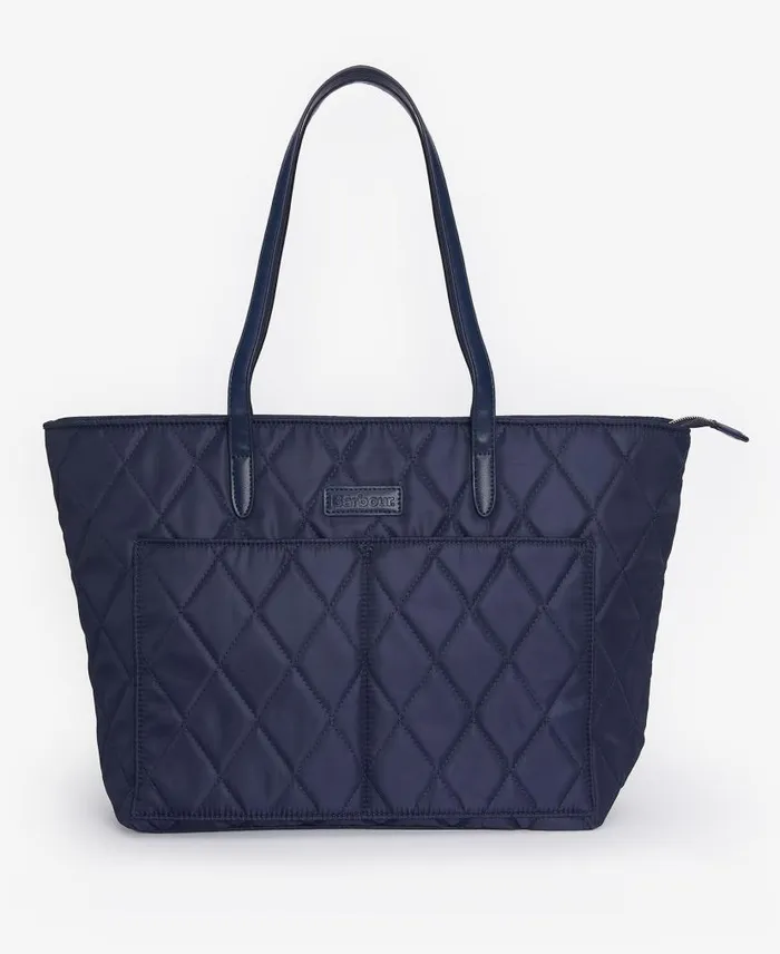Quilted Tote Bag Classic Navy Women Barbour Bags and Luggage