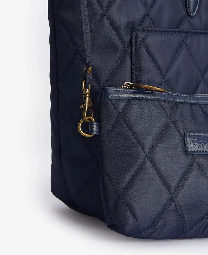 Quilted Tote Bag Classic Navy Women Barbour Bags and Luggage