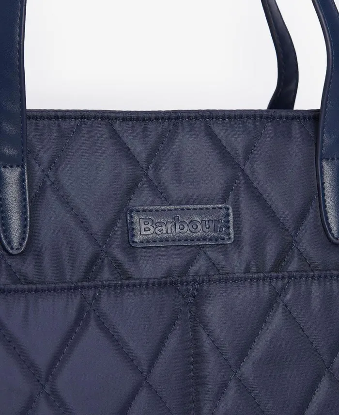 Quilted Tote Bag Classic Navy Women Barbour Bags and Luggage