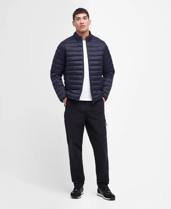 Racer Impeller Quilted Jacket Navy Men Barbour Quilted Jackets