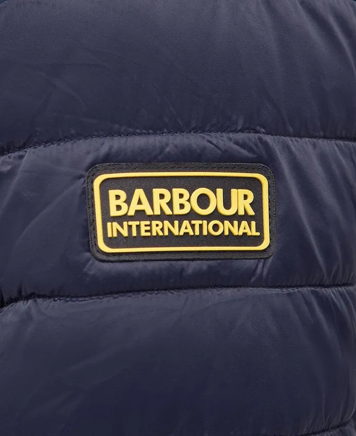 Racer Impeller Quilted Jacket Navy Men Barbour Quilted Jackets