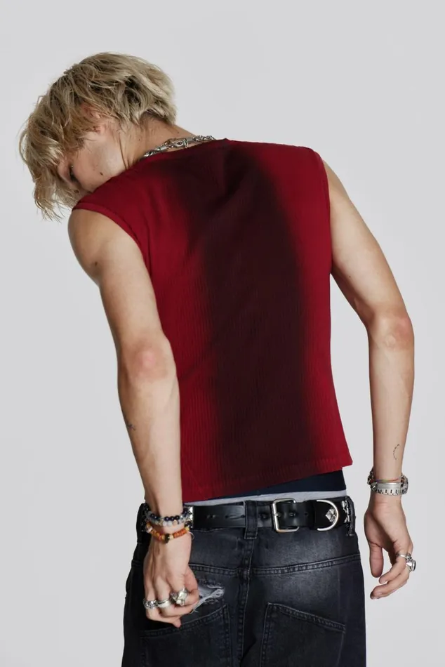 Red Glare Tank Red Men Jaded London Vests Red Glare Tank Red Men Jaded London Vests