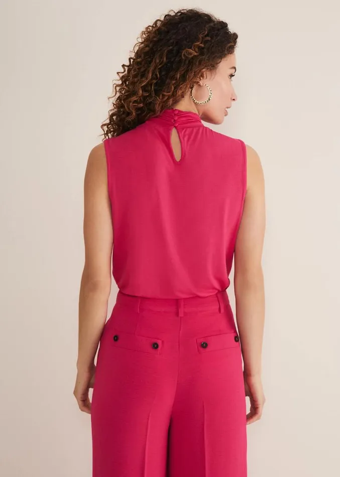 Reign Jersey Top Hot Pink Women Phase Eight Tops and TShirts