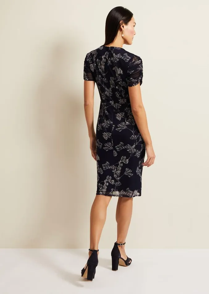 Remi Floral Mesh Dress Multicoloured Women Phase Eight Dresses