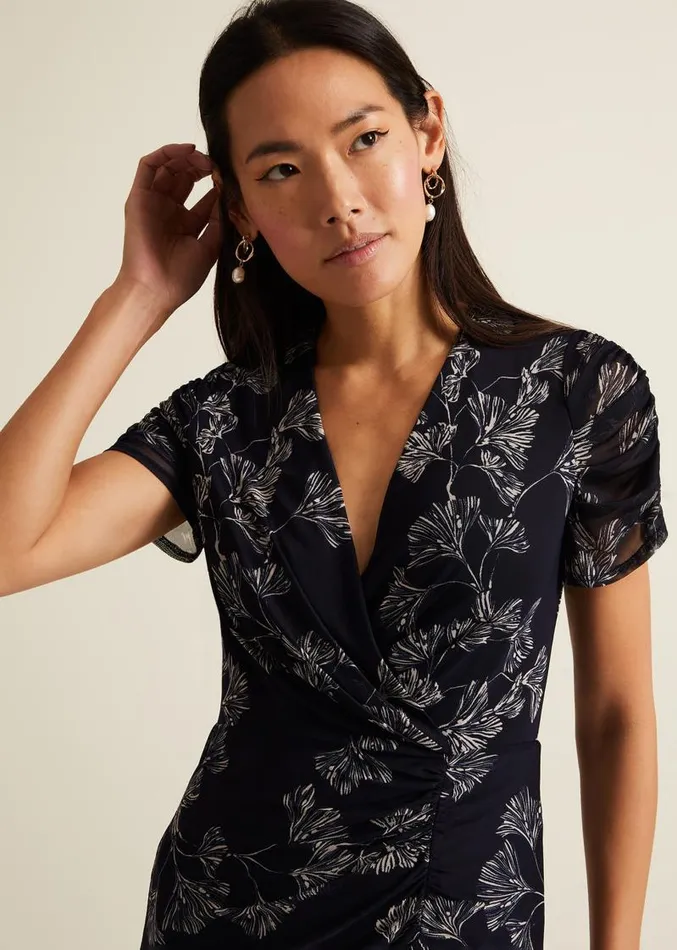 Remi Floral Mesh Dress Multicoloured Women Phase Eight Dresses