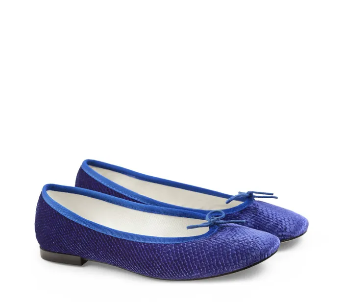 Repetto Womens Ballerinas High Cendrillon Ballerinas Gypsy Blue