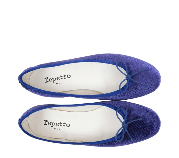 Repetto Womens Ballerinas High Cendrillon Ballerinas Gypsy Blue