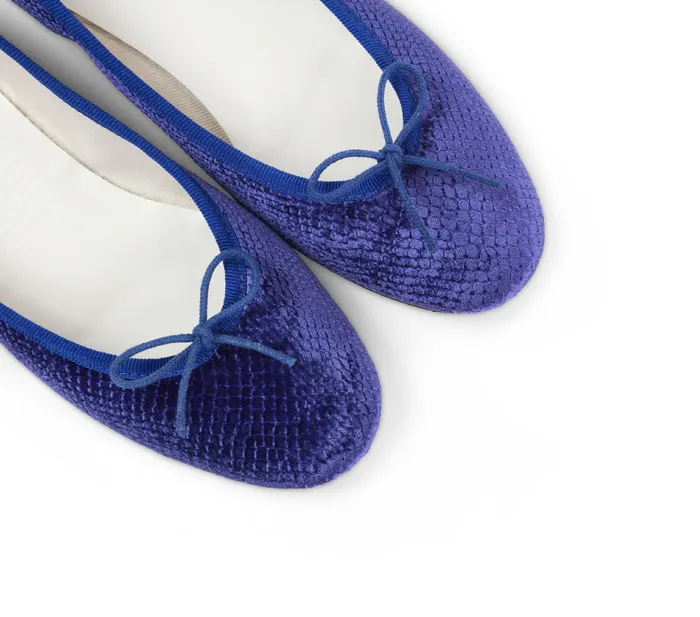 Repetto Womens Ballerinas High Cendrillon Ballerinas Gypsy Blue