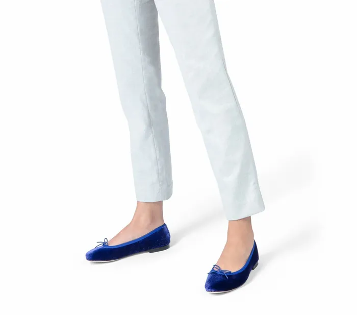Repetto Womens Ballerinas High Cendrillon Ballerinas Gypsy Blue