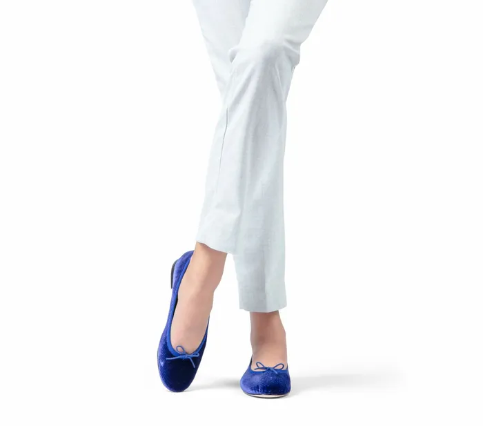 Repetto Womens Ballerinas High Cendrillon Ballerinas Gypsy Blue