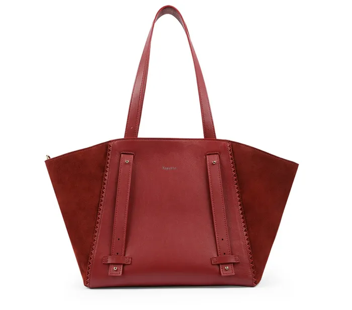 Repetto Womens Handbags Double Vie Bag Carmine Red Gift for Friend
