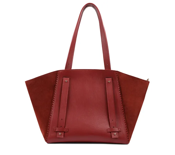 Repetto Womens Handbags Double Vie Bag Carmine Red Gift for Friend