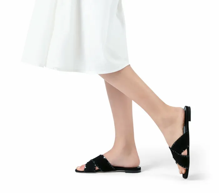 Repetto Womens Mules Poline Mules Black