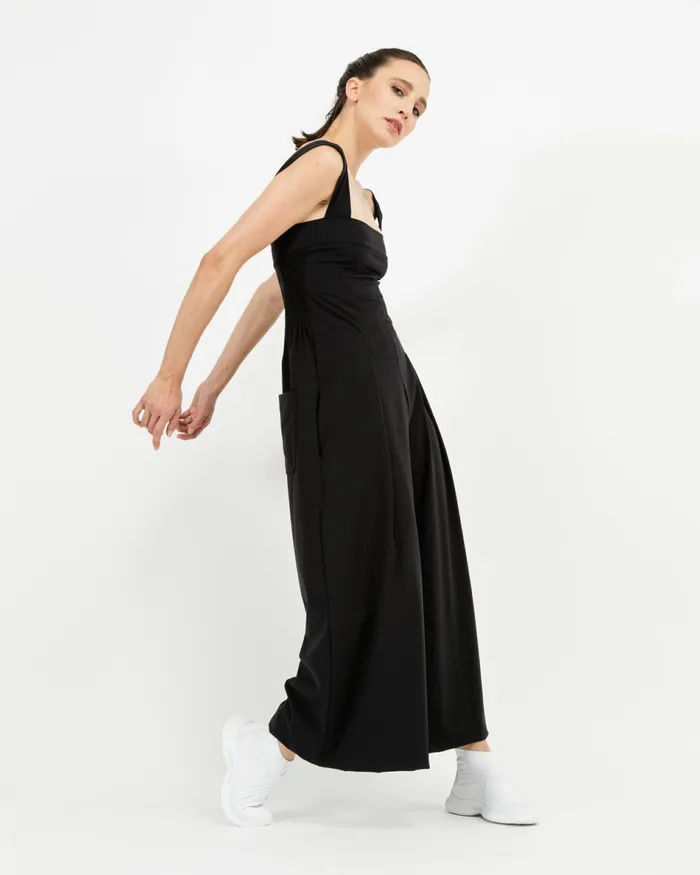 Repetto Womens Pants and Jumpsuits HighStretch Jumpsuit Black Cheap On Sale