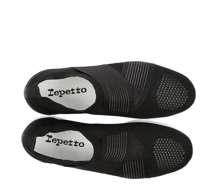 Repetto Womens Sneakers Dance Sneakers Black Gift 4 You