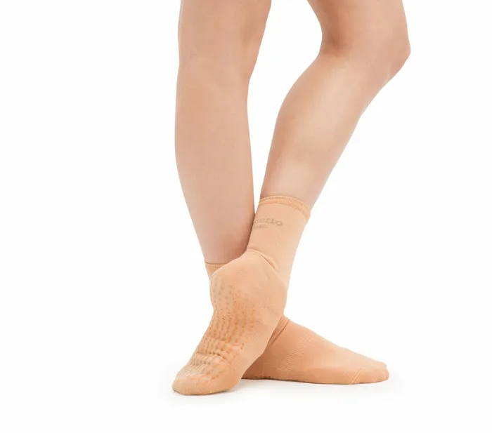 Repetto Womens WarmUp Anti Slippery Socks For Warming Up Brown Tan On Sale