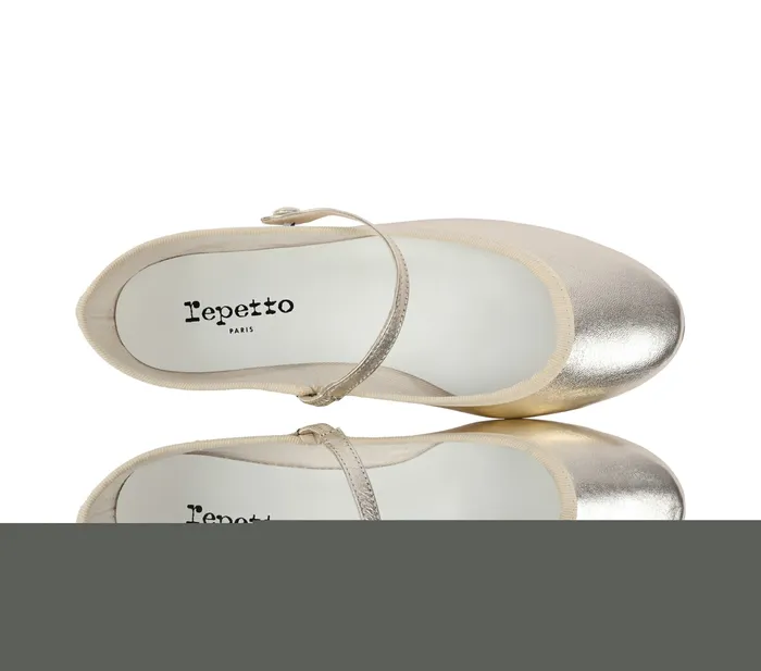 Repetto Womens Wedding Shoes Lio Mary Janes Light Gold For Sale
