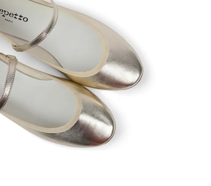 Repetto Womens Wedding Shoes Lio Mary Janes Light Gold For Sale