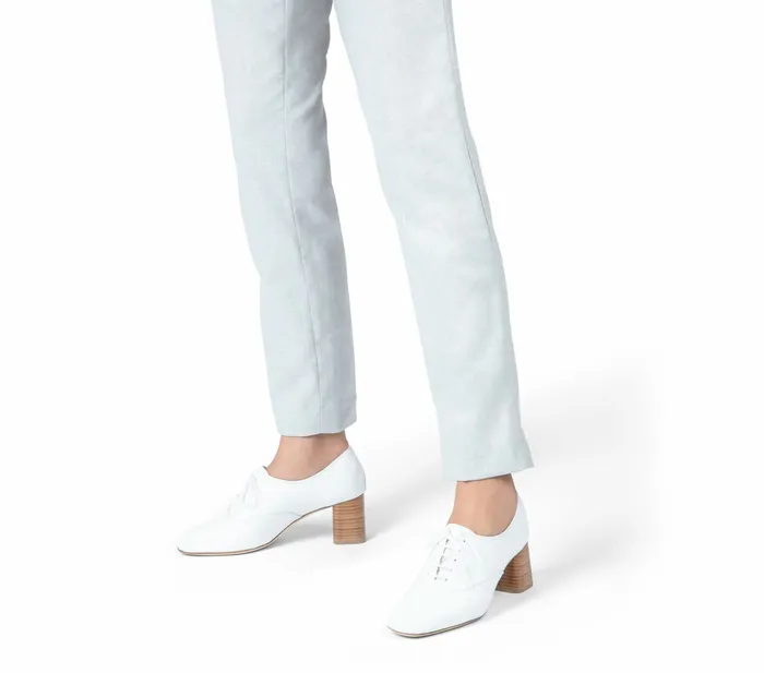 Repetto Womens Wedding Shoes Rudy Oxford Shoes White Popular