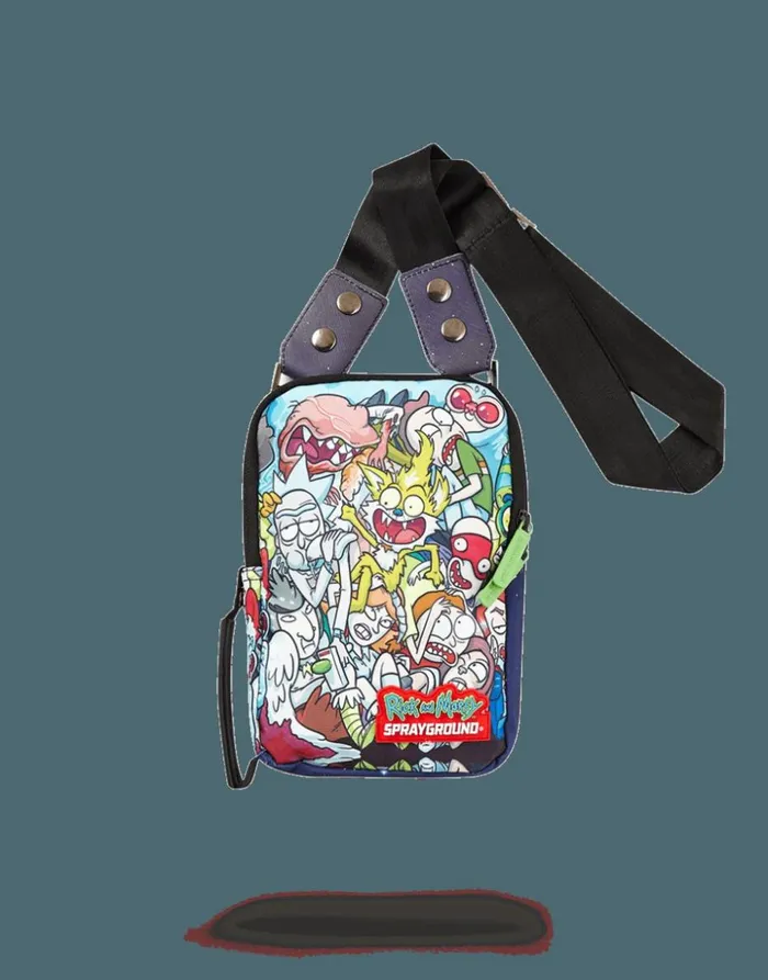 RICK and MORTY CRAMMED SLING Bags SPRAYGROUND