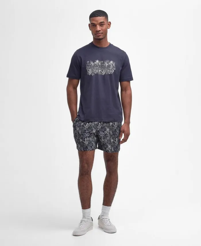 Ridley Graphic TShirt Bright White Men Barbour TShirts