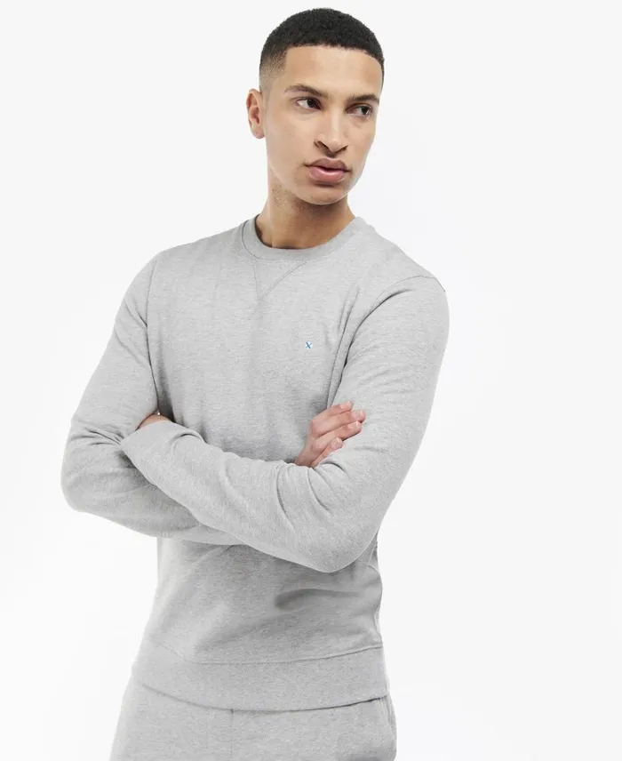 Ridsdale Sweatshirt Black Men Barbour Hoodies and Sweatshirts