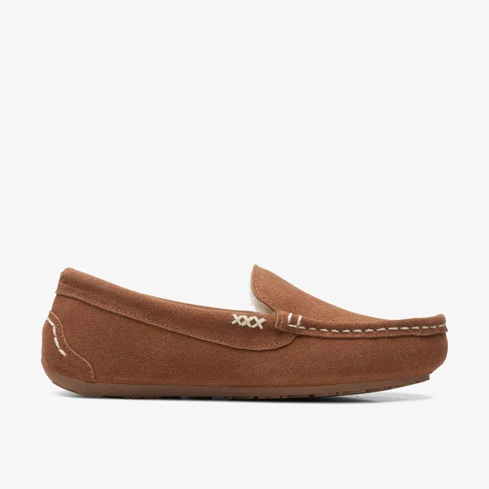 Rosaliah Gem Tan Women Clarks Slippers