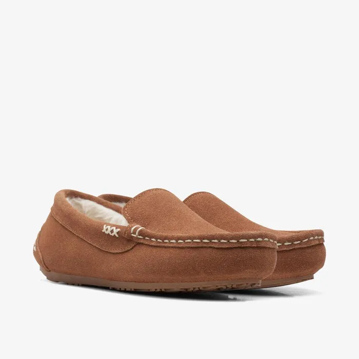 Rosaliah Gem Tan Women Clarks Slippers