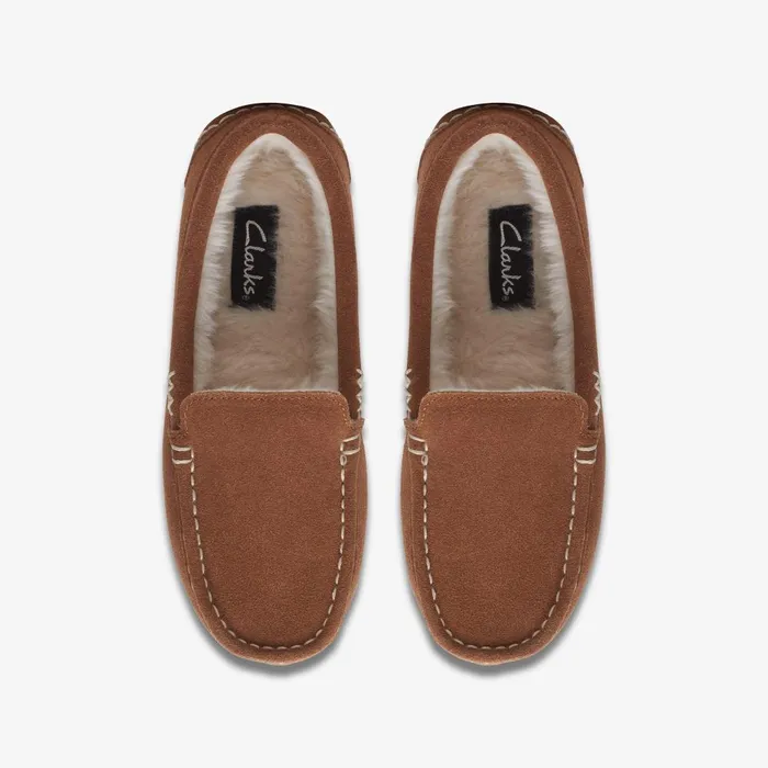 Rosaliah Gem Tan Women Clarks Slippers