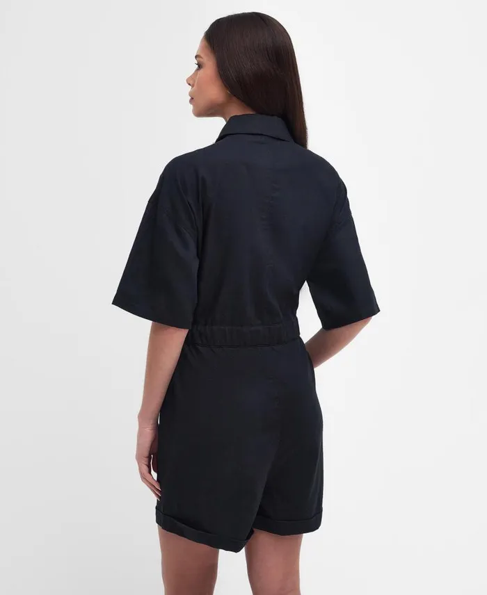 Rosell Playsuit Classic White Women Barbour Dresses and Skirts