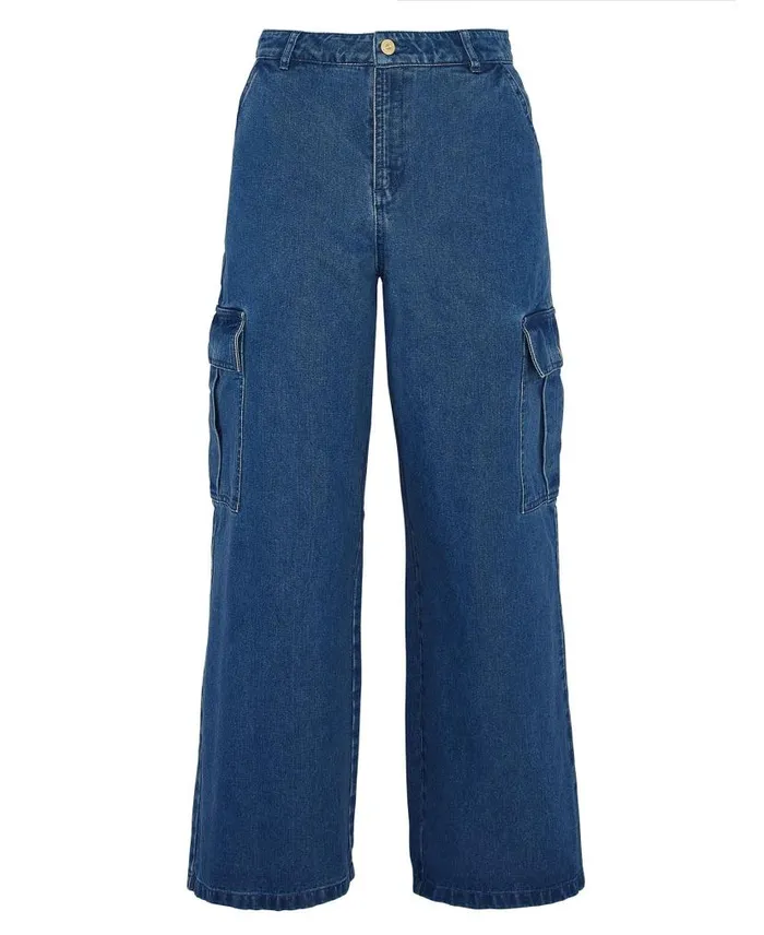Rouse Cargo Jeans Authentic Wash Women Barbour Trousers and Shorts