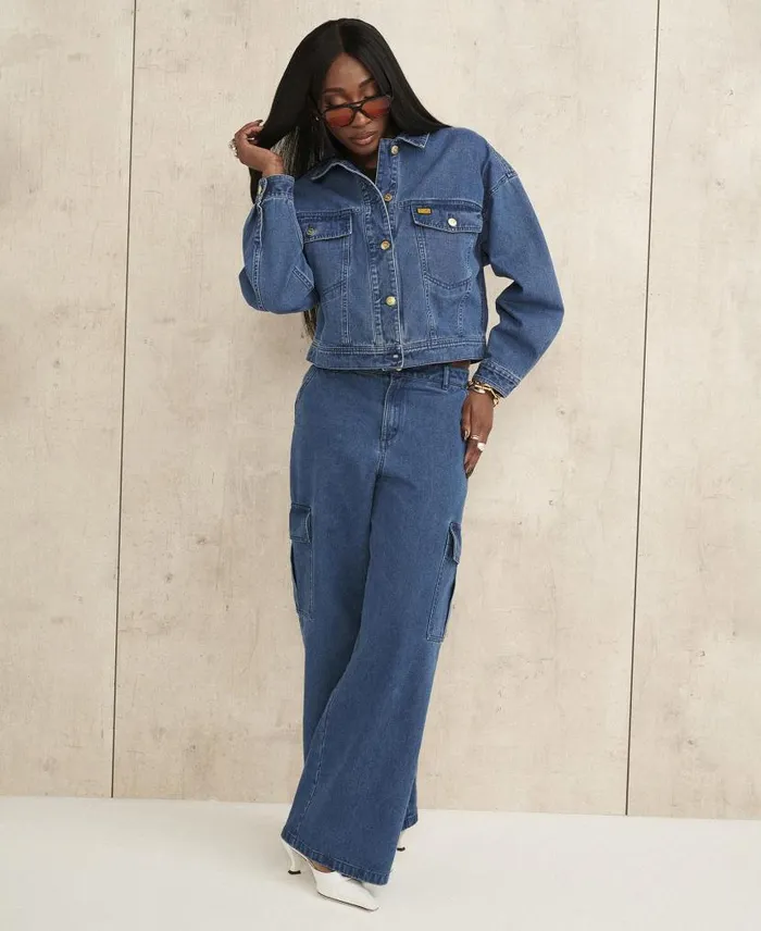 Rouse Cargo Jeans Authentic Wash Women Barbour Trousers and Shorts