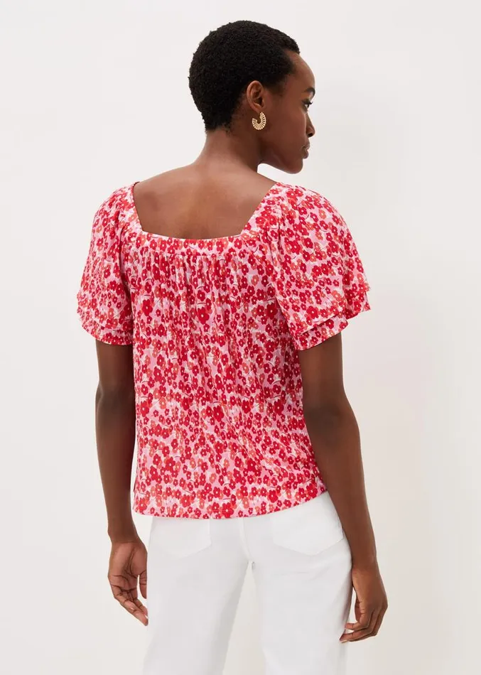 Saffy Floral Square Neck Top Multicoloured Women Phase Eight Tops and TShirts Saffy Floral Square Neck Top Multicoloured Women Phase Eight Tops and TShirts