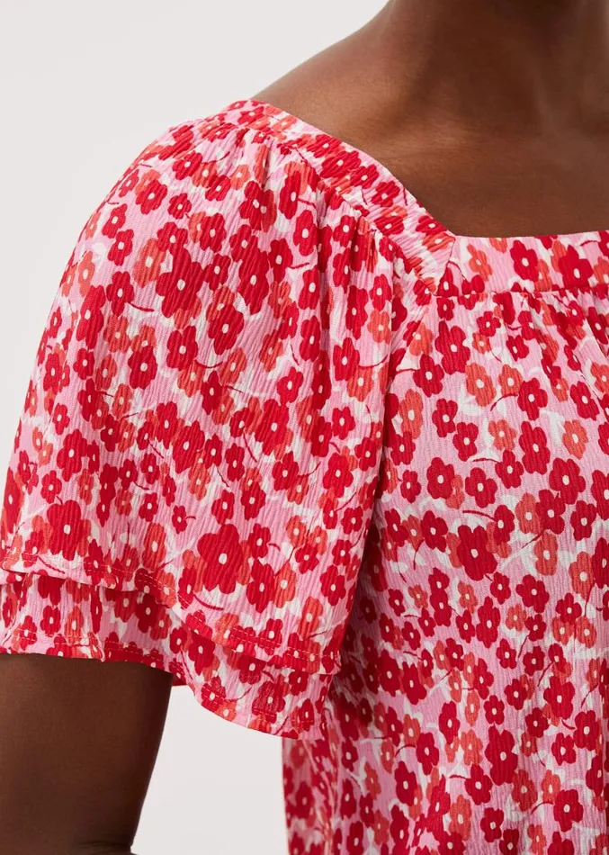 Saffy Floral Square Neck Top Multicoloured Women Phase Eight Tops and TShirts Saffy Floral Square Neck Top Multicoloured Women Phase Eight Tops and TShirts