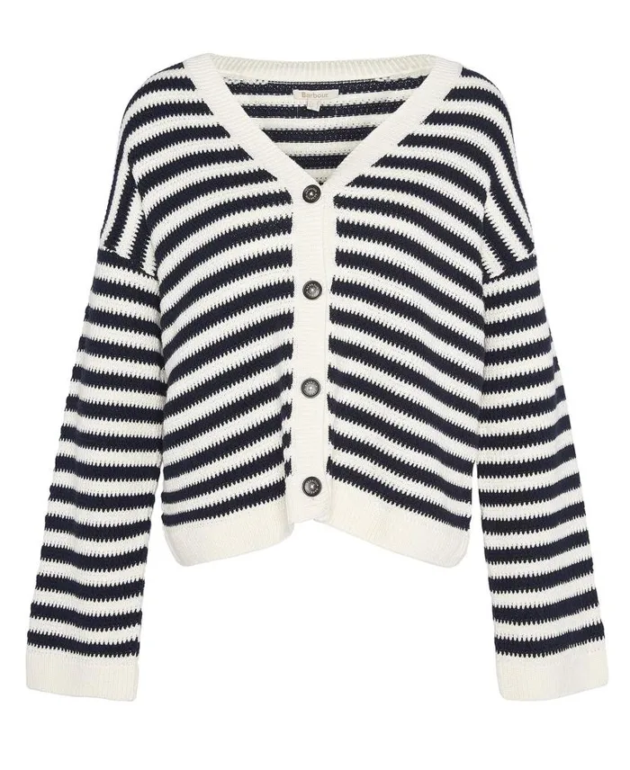 Sandgate Striped Cardigan Multi Stripe Women Barbour Cardigans
