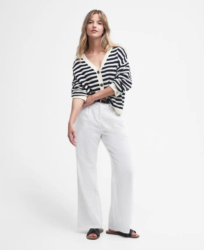 Sandgate Striped Cardigan Multi Stripe Women Barbour Cardigans