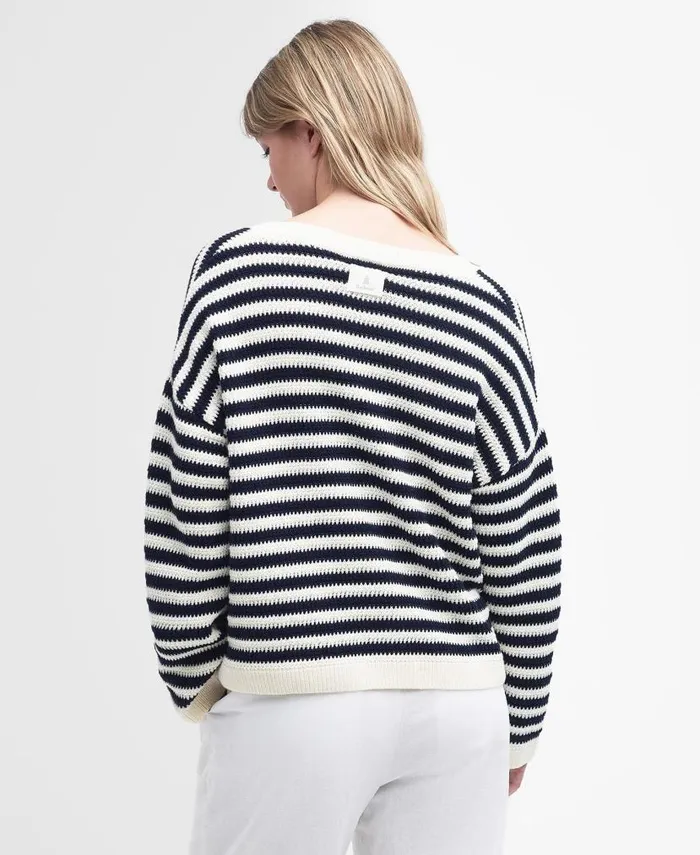 Sandgate Striped Cardigan Multi Stripe Women Barbour Cardigans