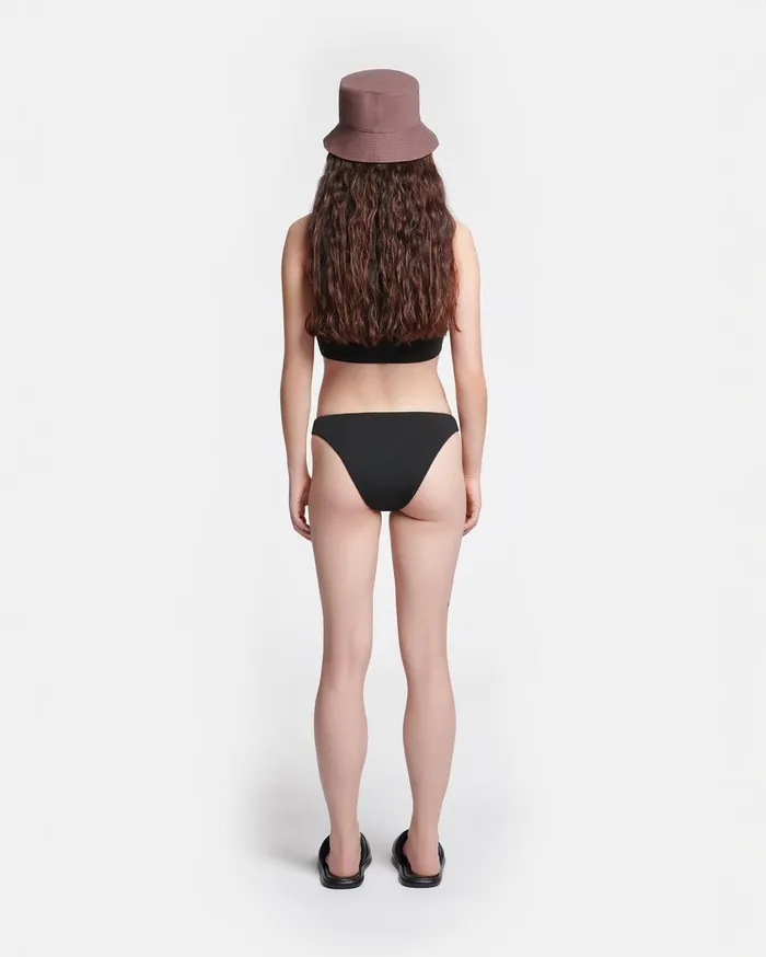 Saura Crossover Halterneck Swimsuit Anthracite Women Nanushka Swimwear
