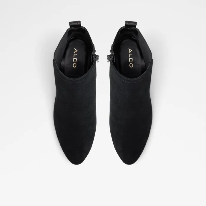 Savun Black Leather Mixed Material Women ALDO Boots