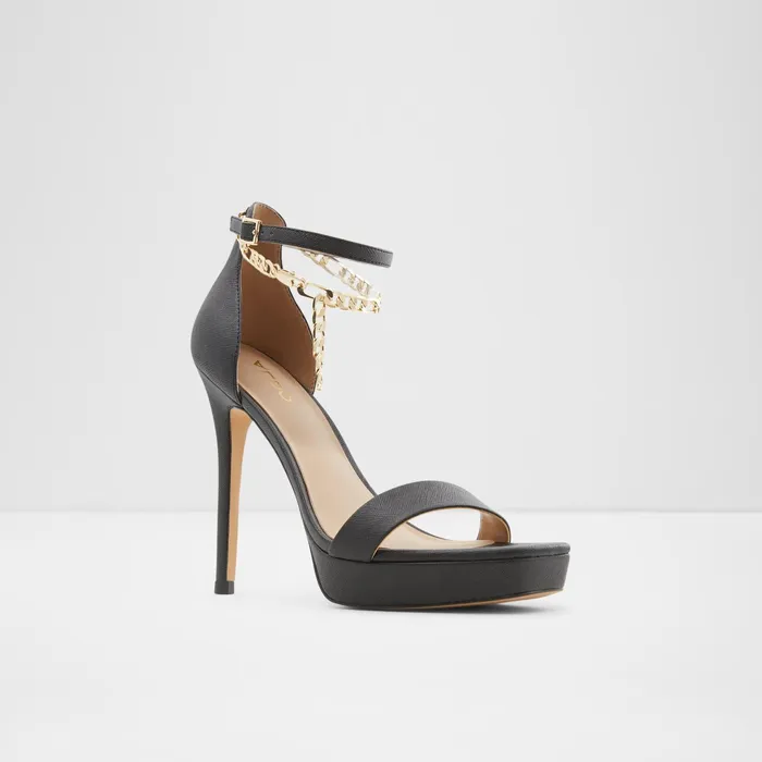 Scarlettchain Black Women ALDO Heels