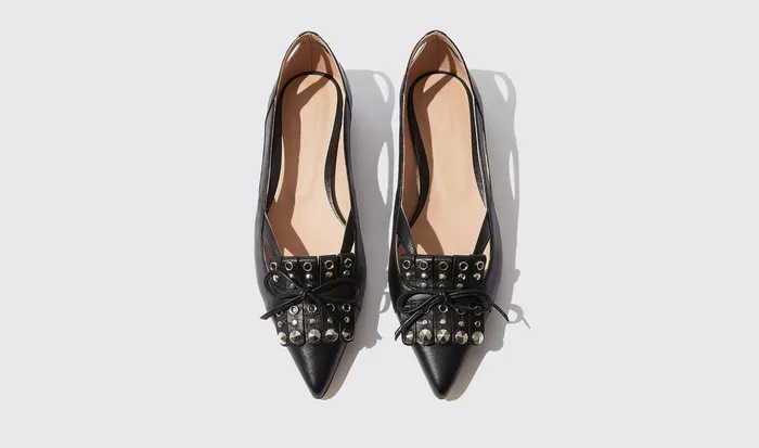 Scarosso Ballerinas Women Onyx Odyssey Black 8211 Calf