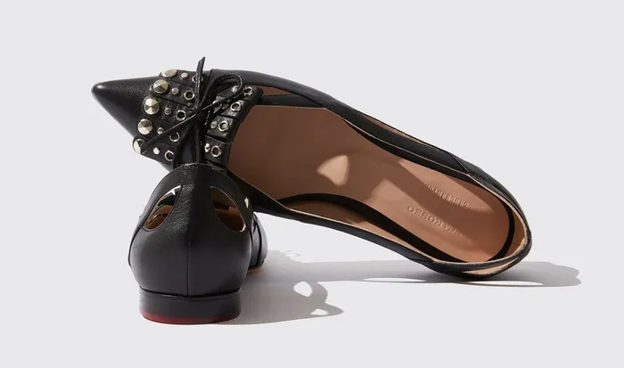 Scarosso Ballerinas Women Onyx Odyssey Black 8211 Calf