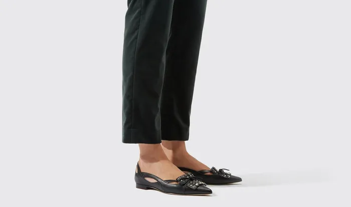 Scarosso Ballerinas Women Onyx Odyssey Black 8211 Calf